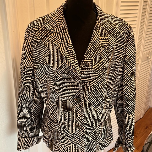 Judith Hart Collection patterned blazer - Picture 1 of 8